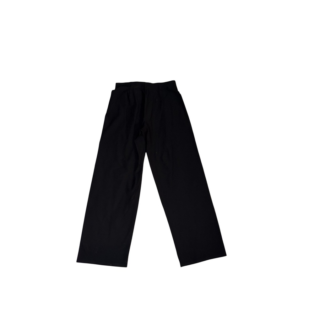 922. Eileen Fisher Women's Petite Black Pants PTP Stretch Pull-On Trousers
